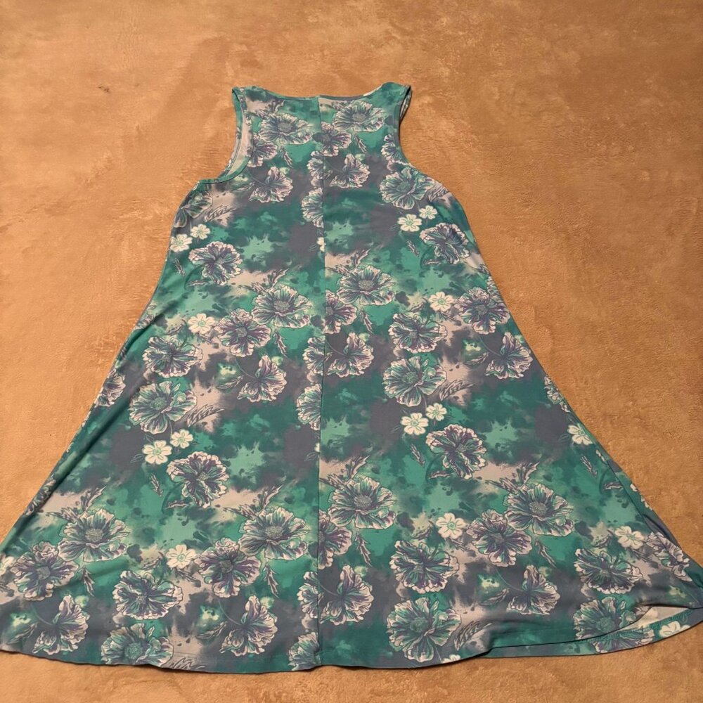 Just Be Floral Sleeveless Swing Dress | Size Small - Picture 6 of 6